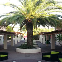 L'entrée à la salle