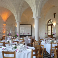 Diner assis salle Capitulaire