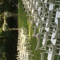 Cérémonie au bord du plan d'eau