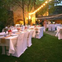 Banquet en extérieur