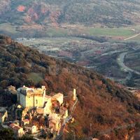 Le château dans les monts du Haut Languedoc