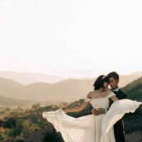 Photos dans les ruffes rouges