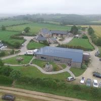 Photo salle, gites (prise par drone)