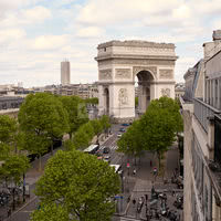 Vue Arc de Triomphe