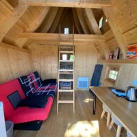 L'intérieur de la Cabane de Lutins