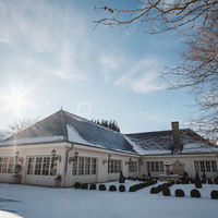 Le restaurant sous la neige