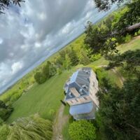 Vue aérienne du Domaine