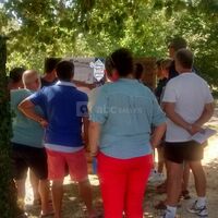 Réunion de travail en plein air