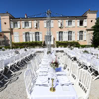 Mariage sur la terrasse sud du Château