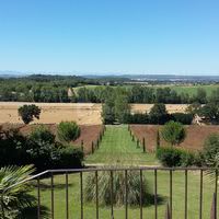 Vue de la terrasse sud du Château