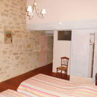 Chambre rose de la petite maison d'amis