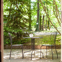 Chambre vue sur parc avec terrasse