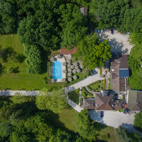 Chateau des ayes vue du ciel