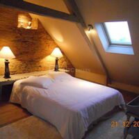 Chambre 4 sous charpente avec bain