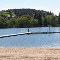 Ponton sur le Lac de miel