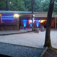 Salle ouverte vers l'extérieur