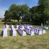 Création de la décoration d'une cérémonie laique en extérieur