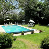 Espace piscine pour le brunch