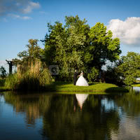 Les Mariés dans le parc