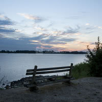 Vue du parc sur la Garonne