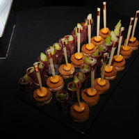 Mise en bouche foie gras asperges