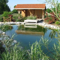 Piscine biologique du gite le moulin piongo