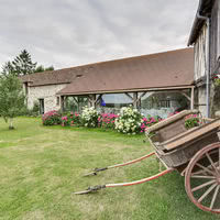 Charrette et véranda