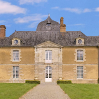 La façade sud du château