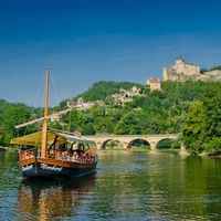 Gabarre sur la Dordogne