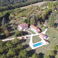 Vue aérienne jardin