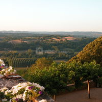 Vue du haut de la cour intérieure