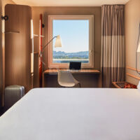 Chambre lit double vue mer