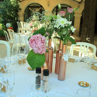Composition florale sur table