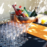 Cocktail autour de la piscine