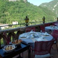 Petit déjeuner terrasse