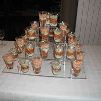 Trio de tartares: saumon, tomates et concombres