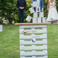 Jardin clos avec chamboule-tout pour se détendre en réception, réunion et séminaire