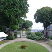 Vue sur la cour d'honneur