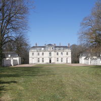 Vue générale du chateau et de la Cour d'Honneur