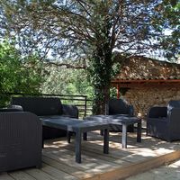 Terrasse extérieure ombragée