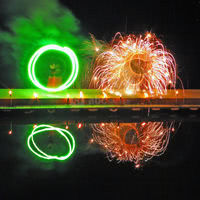 Spectacle lumière sur le lac