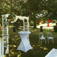 Cérémonie laïque dans le parc