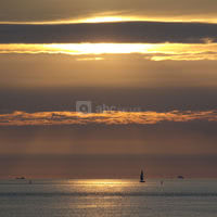 Le coucher de soleil