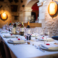 Repas à l'atelier - Domaine de la Grave