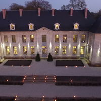 Vue arrière du château