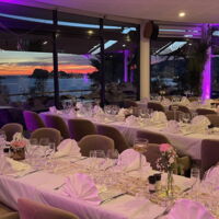 Salle de restaurant panoramique de nuit - Mariage, Baptême, Anniversaire...
