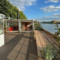 Terrasse couverte et exposée