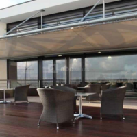 Marina du Château, Brest (29) - terrasse (Salle des Records)