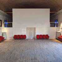 L'écran de projection de la Pouponnière