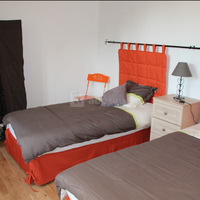 Chambre du gîte la Charetterie